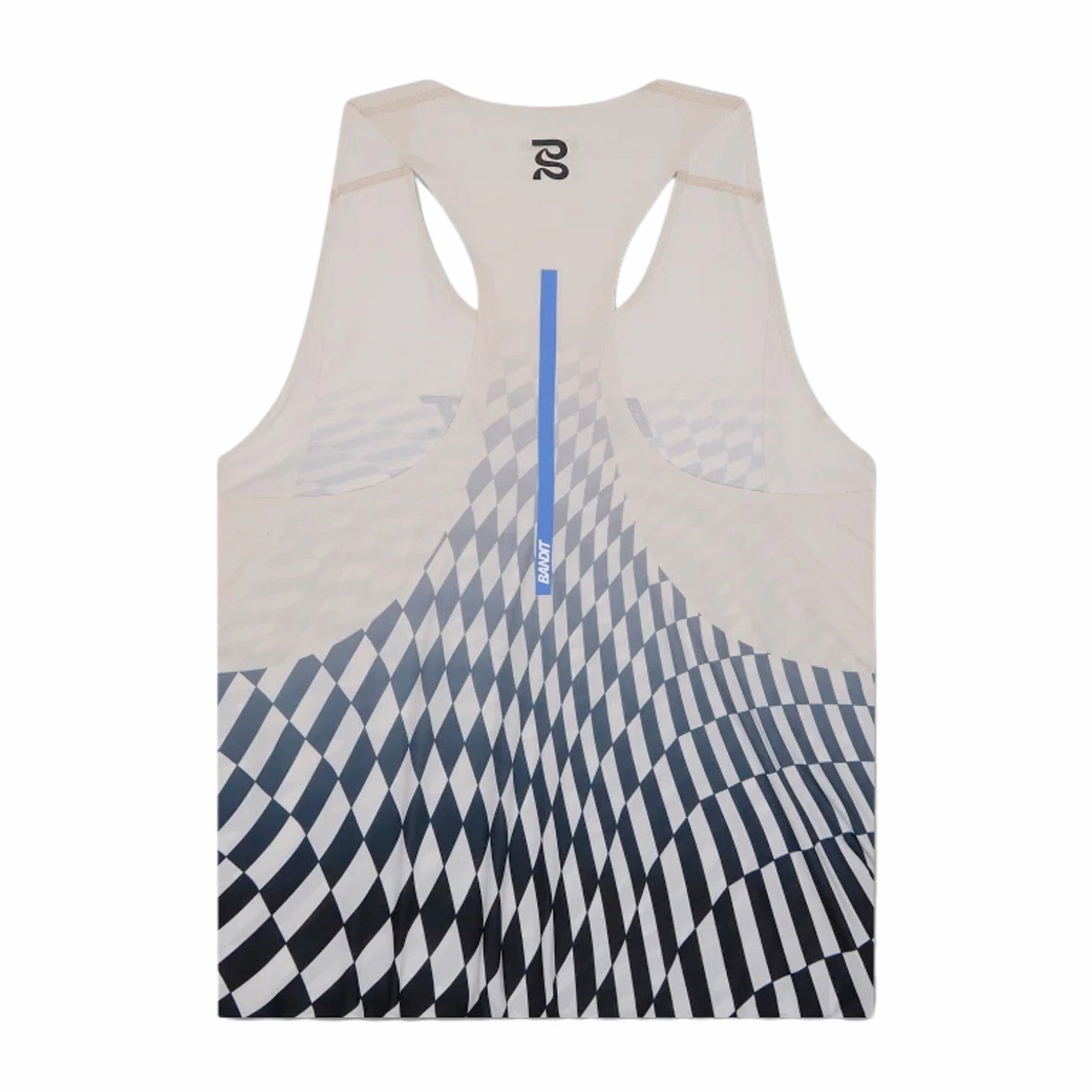 OdorResistant Fabric Men's Drift Mosaic Racing Singlet Black / Chalk