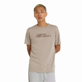 Drop Shoulder Cut Long Sleeve Tee Men's Heathertech Linear T-Shirt