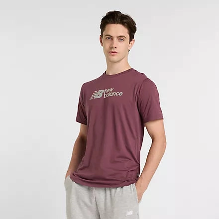 Tagless Comfort Collar Men's Heathertech Linear T-Shirt