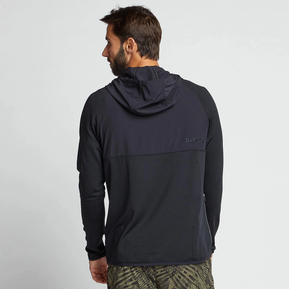 Men's Korsa Shield 1/2 Zip Hoodie Ventilation Vents PerimeterStructuralBoning