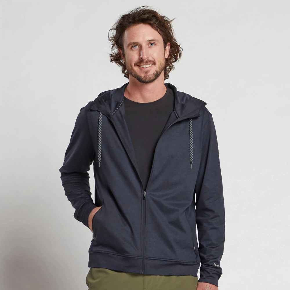 Men's Korsa Transfer Full Zip Hoodie 2.0 Double Layered Hood Durable zipper pull