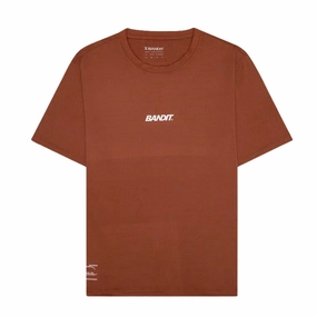 NonSlipTrims AbrasionResistant Fabric Men's MicroMesh Run Tee Rust