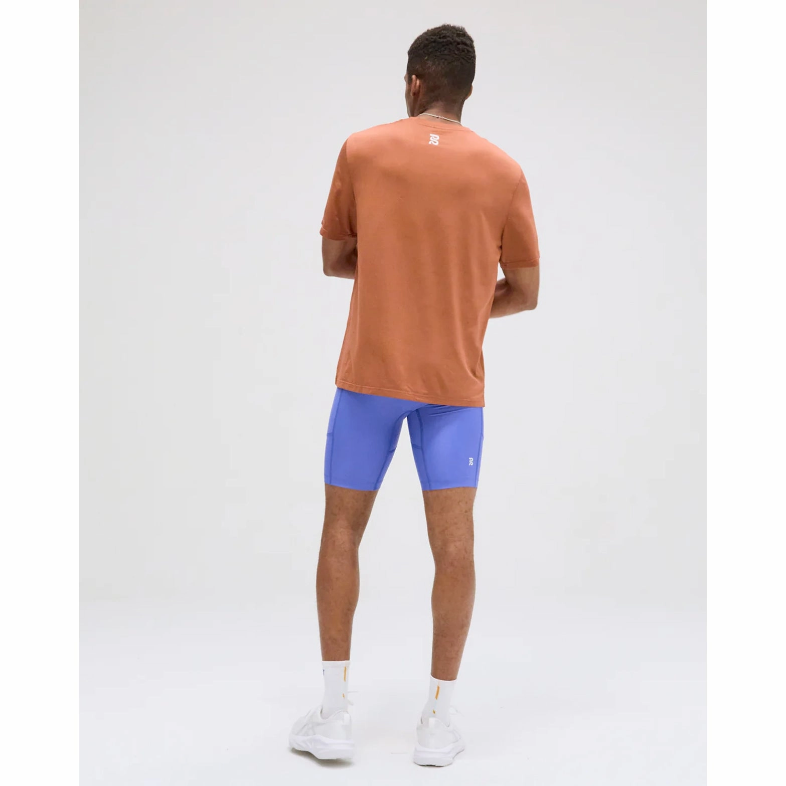 Men's MicroMesh Run Tee Rust Move Fast FlexibleJointConstruction