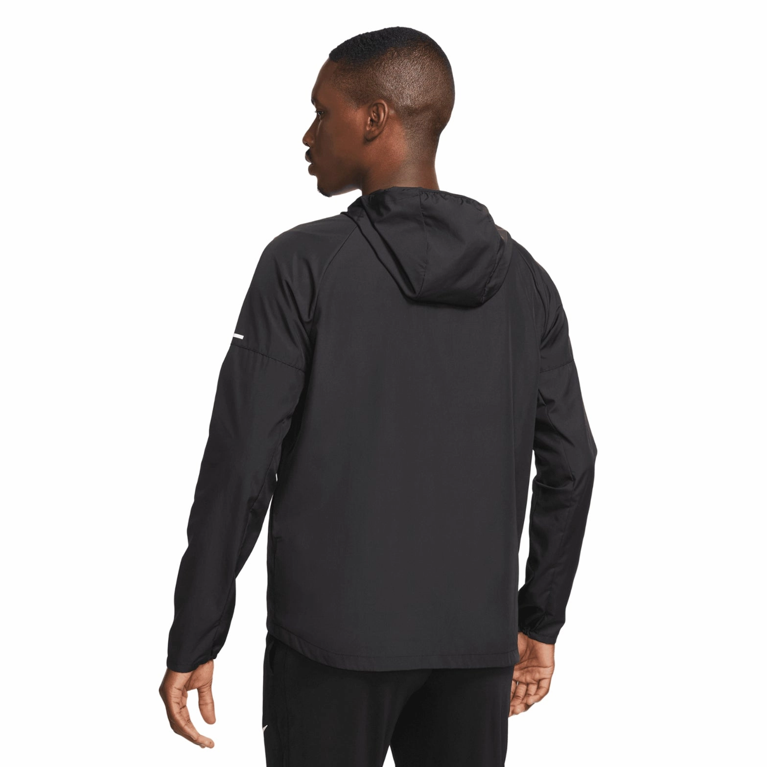 Men's Miler Repel Running Jacket Black / Black WrinkleFree Material