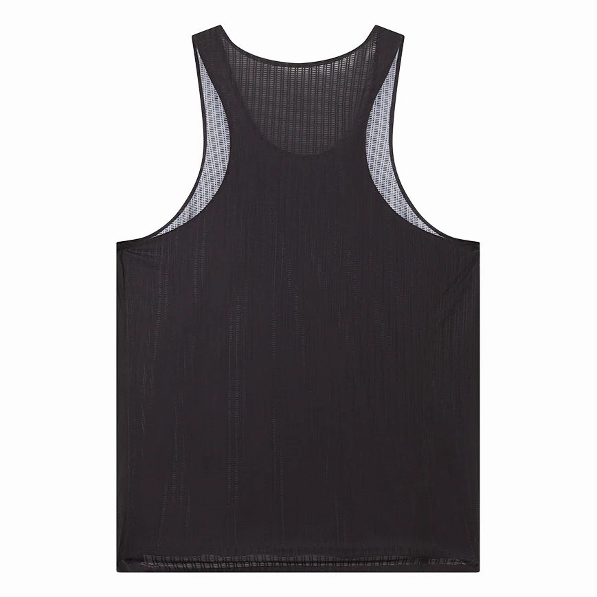Men's Race Vest Black Handmade Glow