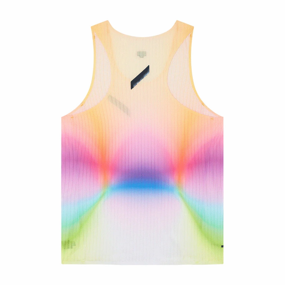 Fashion Core Men's Race Vest Summer Rainbow