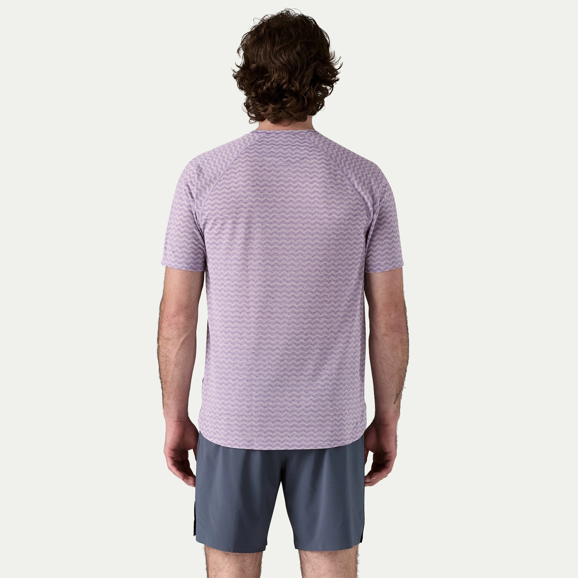 King Mode Men's Ridge Flow Tee Concrete Purple