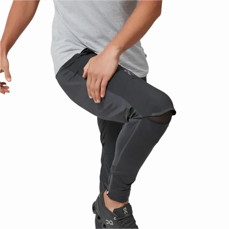 Trendy Layering Men's Running Pants - Black