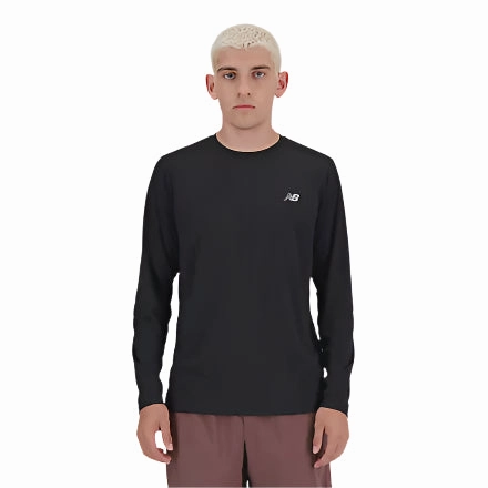 Simple Style Tapered Side Panels Men's Sport Essentials Long Sleeve