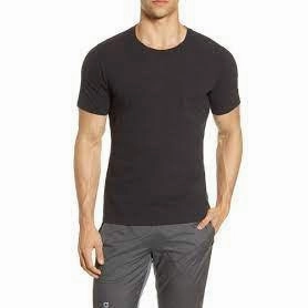 Men's -T -Black hypoallergenic material