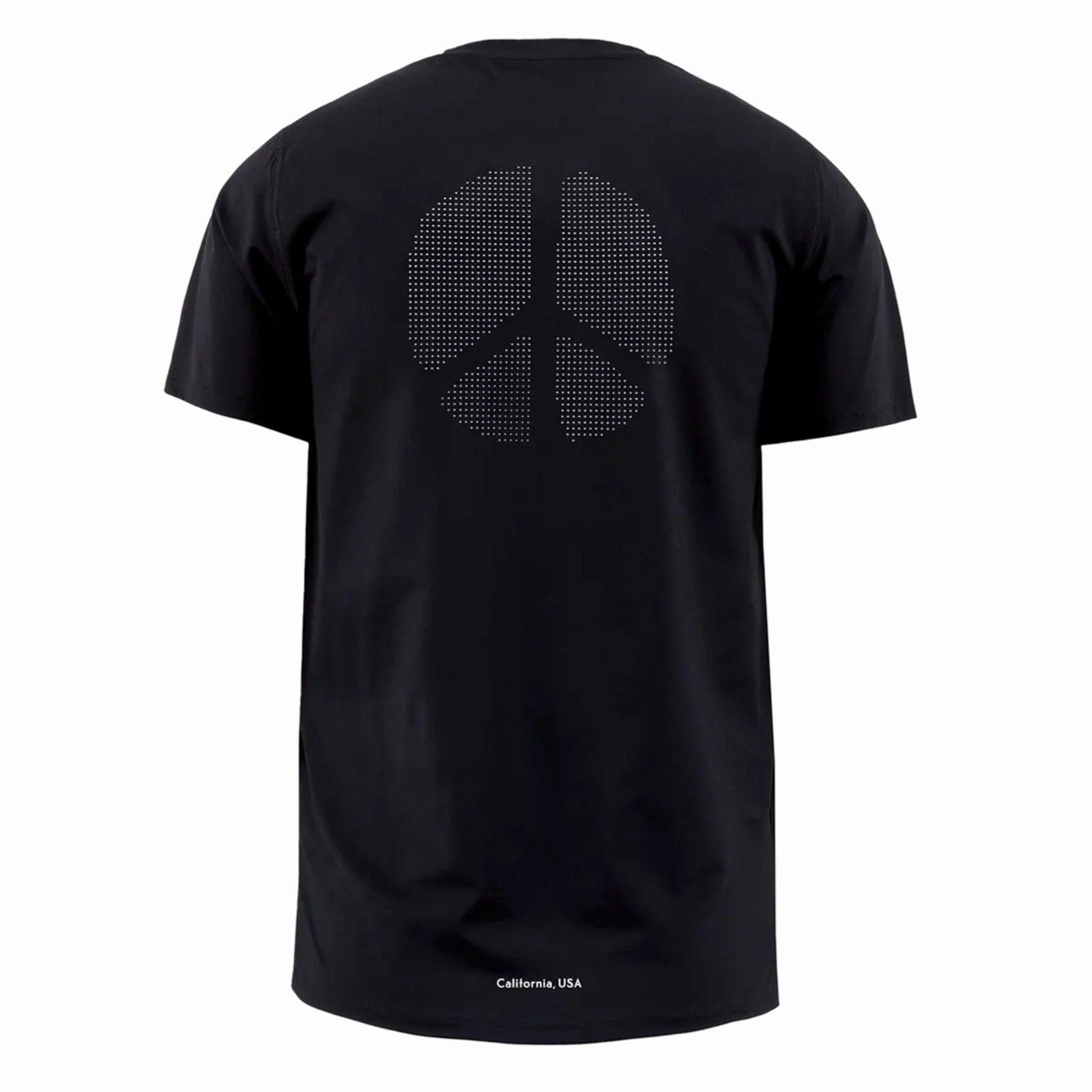 Men's Ultralight Aloe Tee Black Wordmark Wonder Fit FrictionReducing Lining