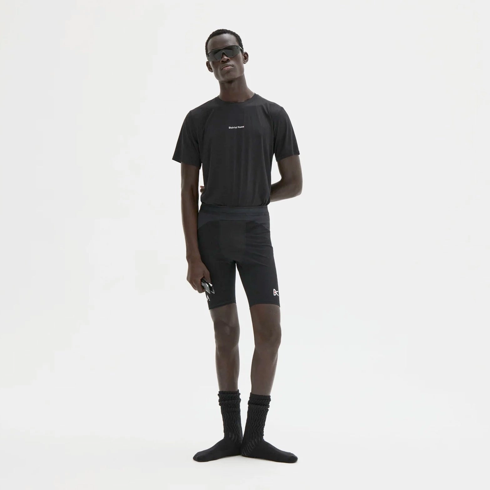 Men's Ultralight Aloe Tee Black Wordmark City Beat AdjustableWaistband