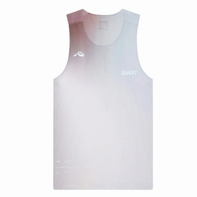 SmoothFinish Men's Vento Performance Singlet Minty Blue Gradient