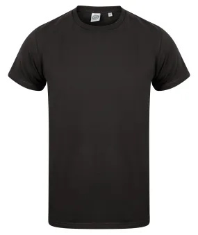 Mens Feel Good Stretch T-Shirt | BLACK Training Fit Focus Fit