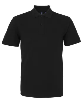 Men's Organic Polo | BLACK AntiStatic Treatment Flash Look