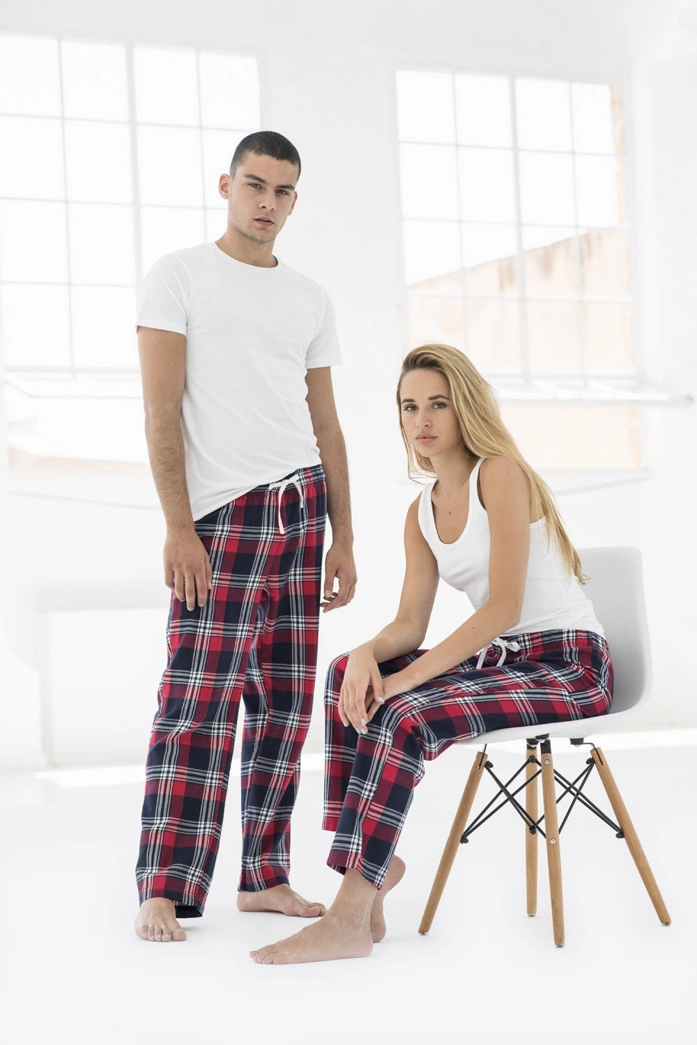 Wind Glow Legend Fit Mens Tartan Lounge Pants | NAVY/GREEN