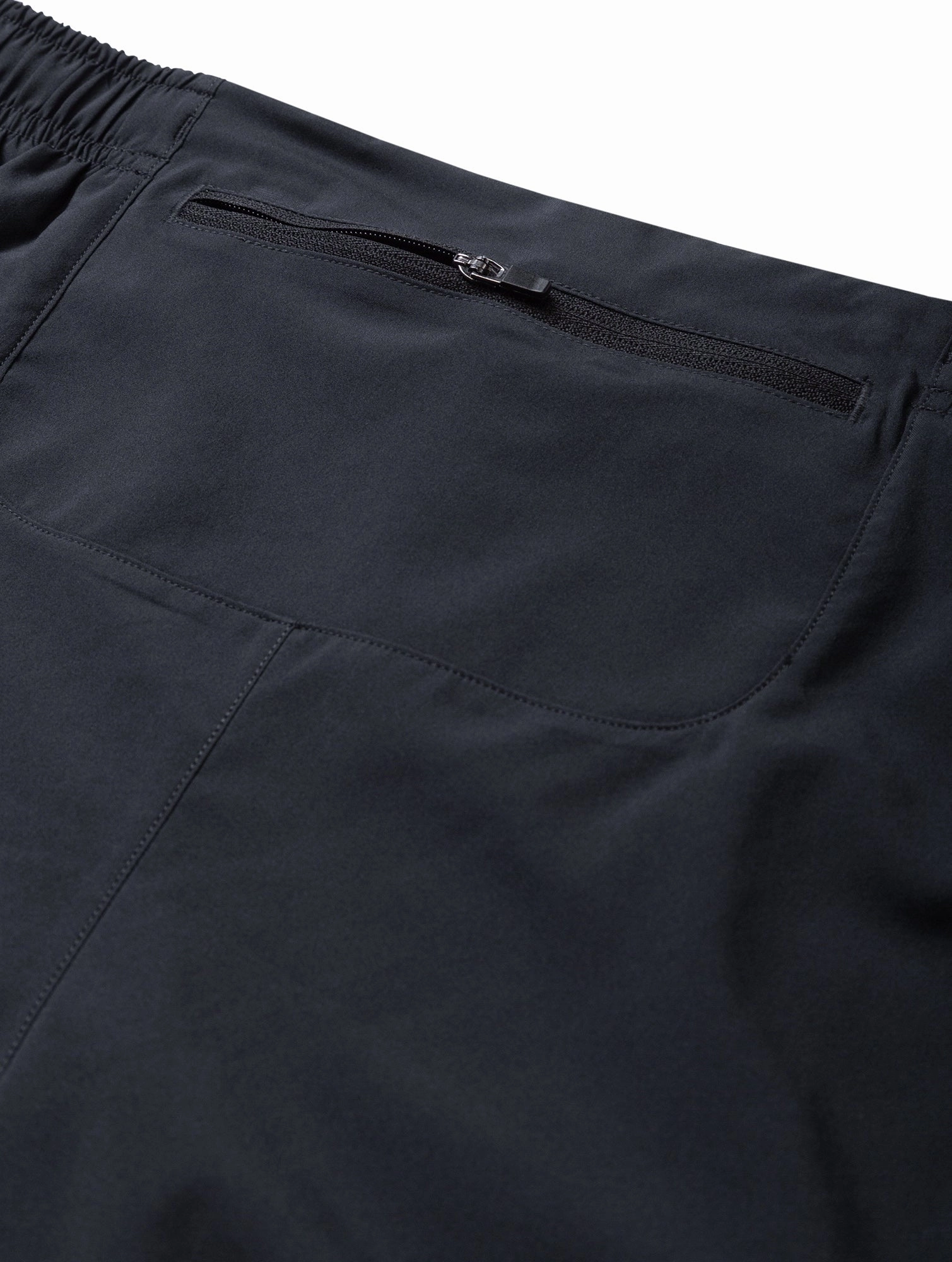 Static Resistant Fibers Coastal Style Ronhill Core Twin 2 In 1 Mens Running Shorts - Black