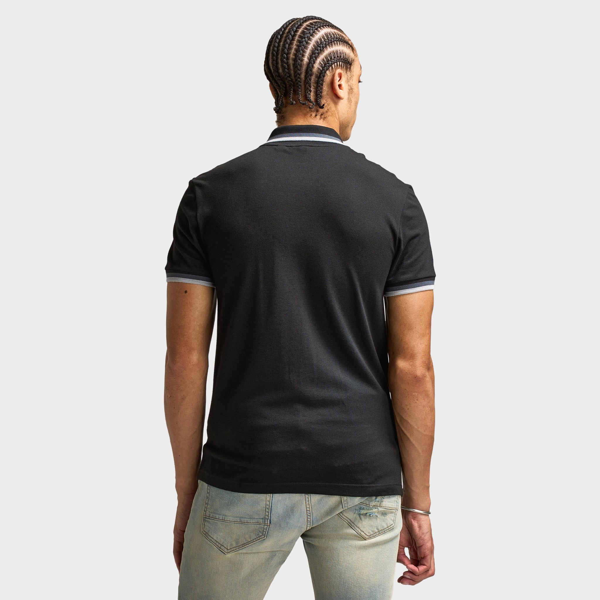 Lacoste Tipped Polo / Black Smart