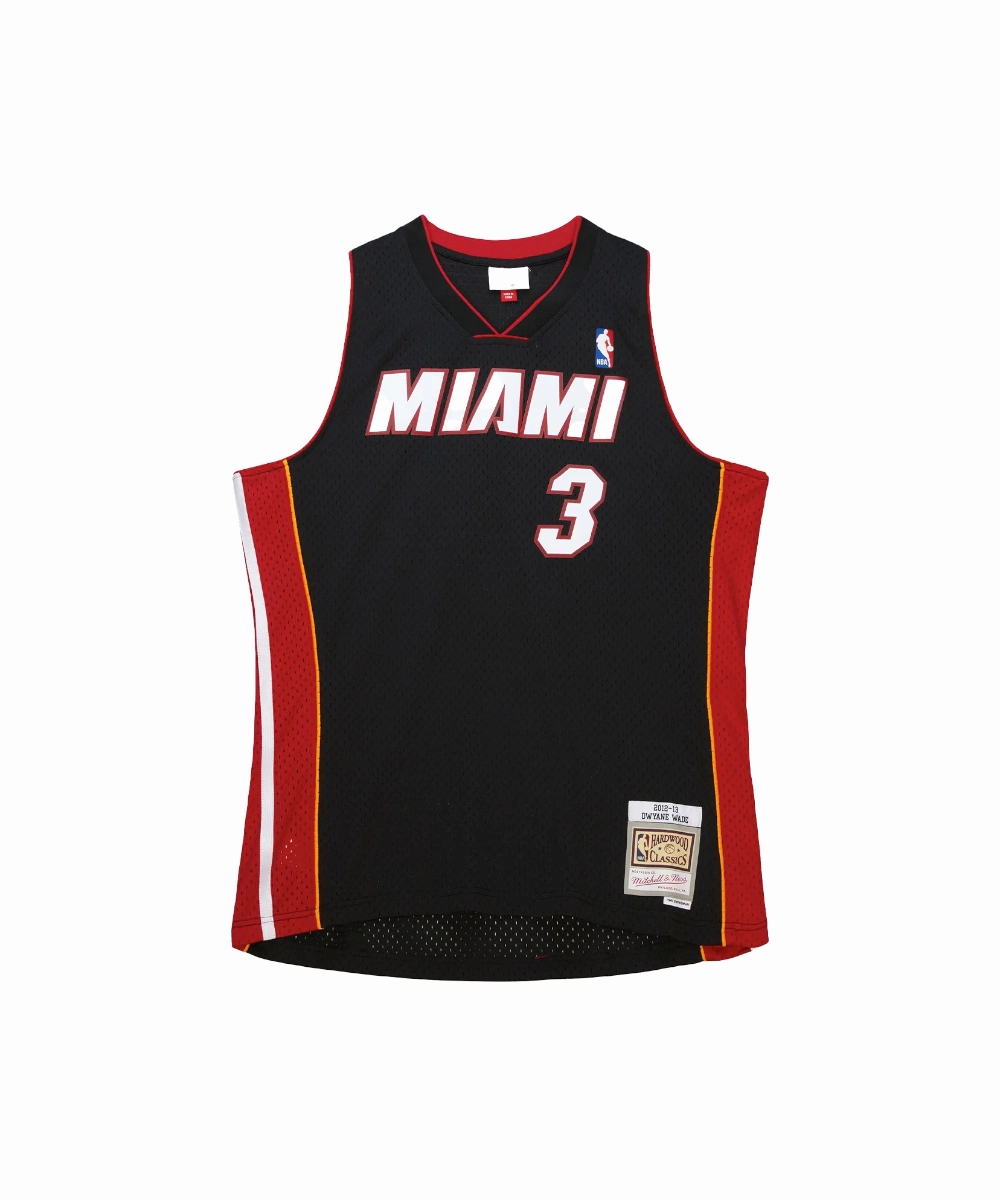 SnagFree Surface Miami Heat Dwayne Wade 2012 Road Swingman Jersey