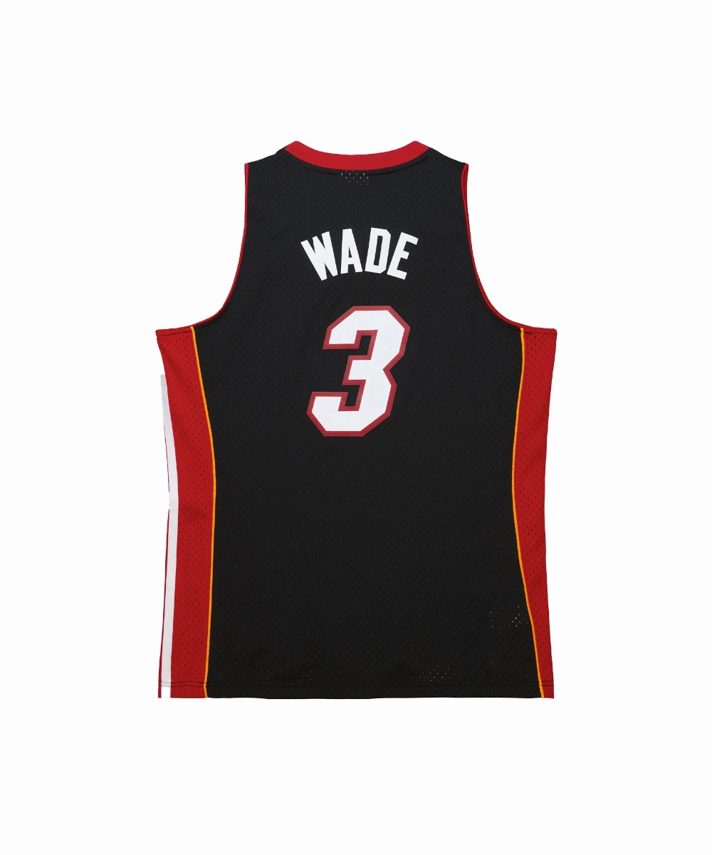 Miami Heat Dwayne Wade 2012 Road Swingman Jersey Downtown Cool DoubleLayeredEdging