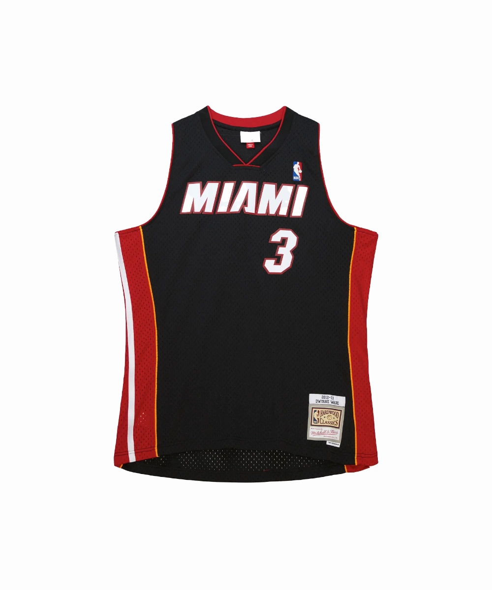 Miami Heat Dwayne Wade 2012 Road Swingman Jersey hypoallergenic material ElasticFree Cuffs