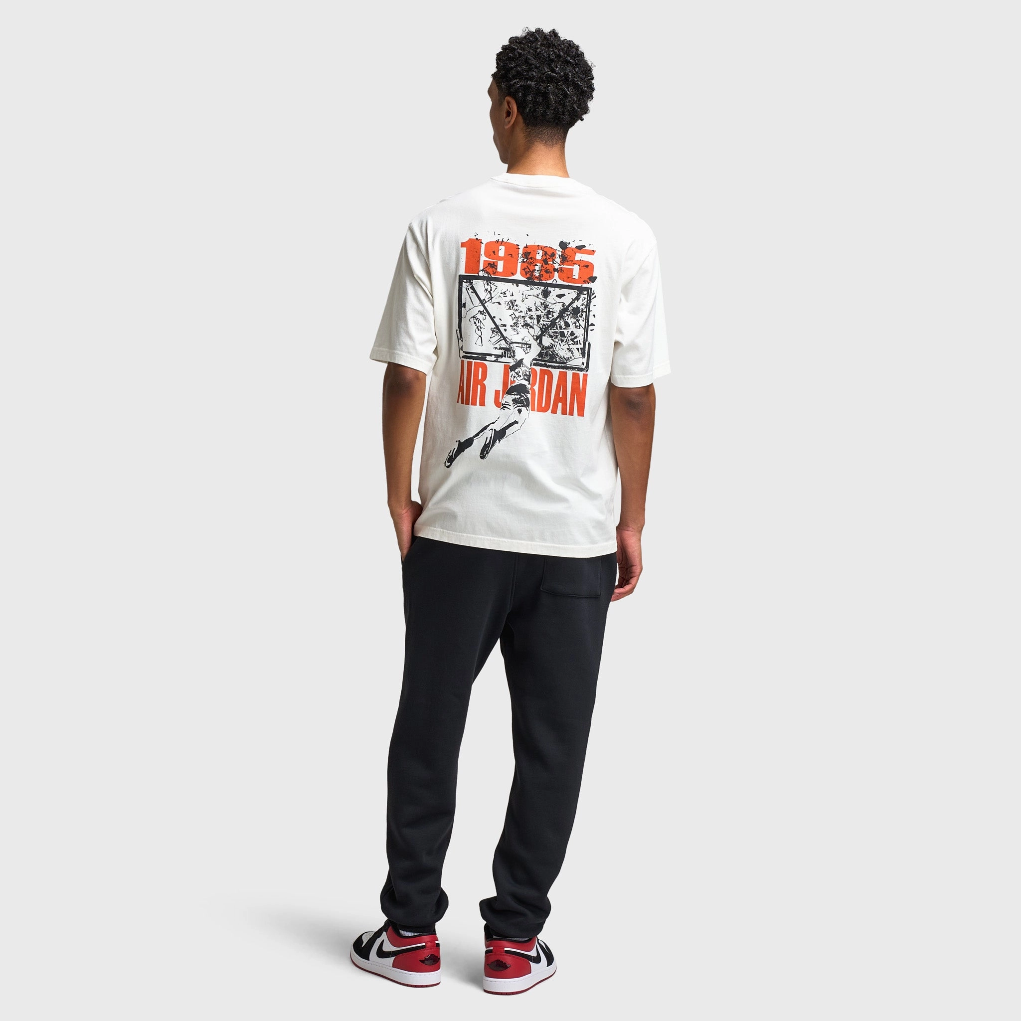 Michael Jordan Brooklyn Shattered Back Board Oversized Graphic T-Shirt Sail / Off Noir Reflective Safety Accents high - level safety certification
