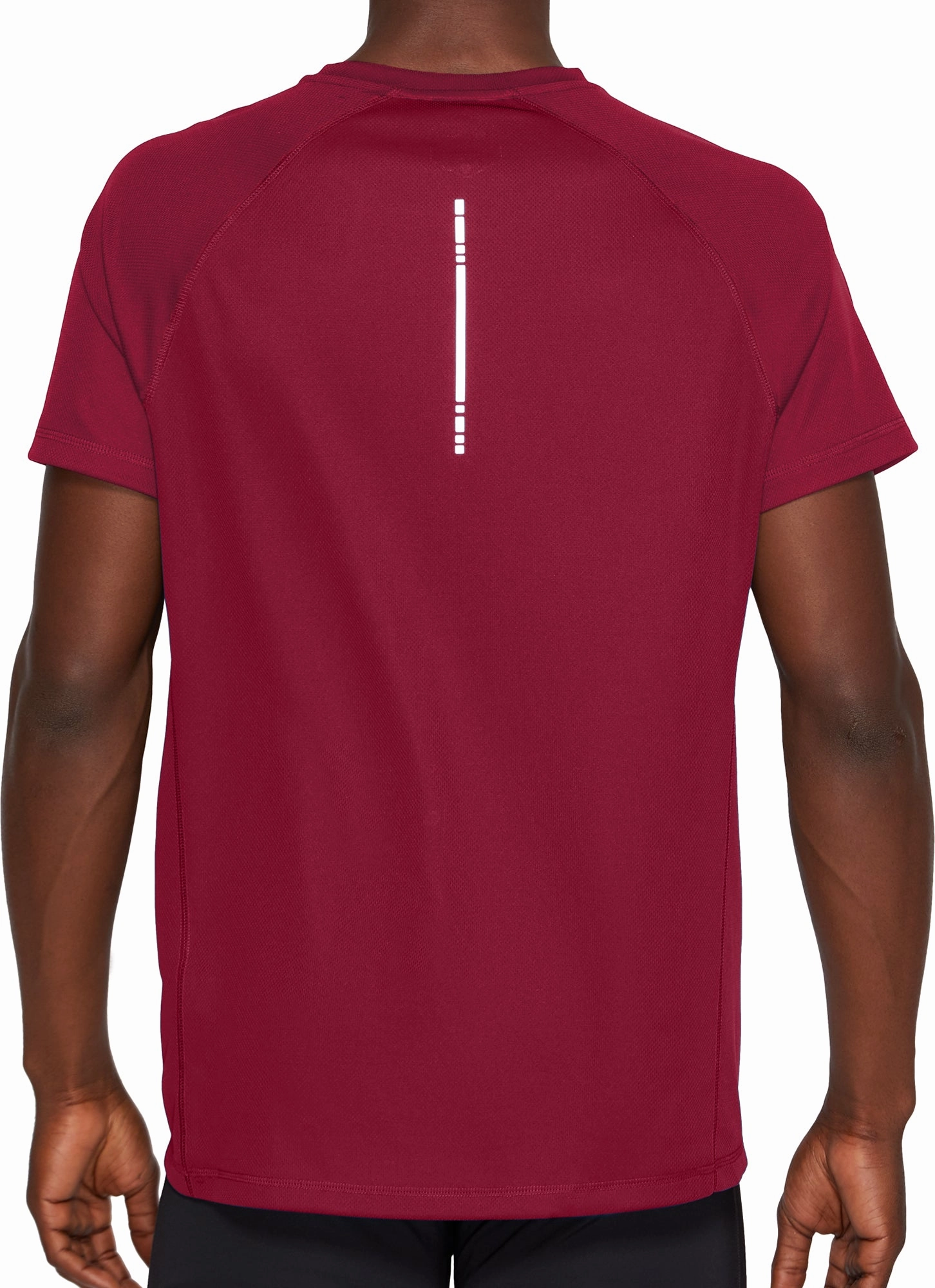 Asics Sport Short Sleeve Mens Running Top - Red Weekend Style Trend