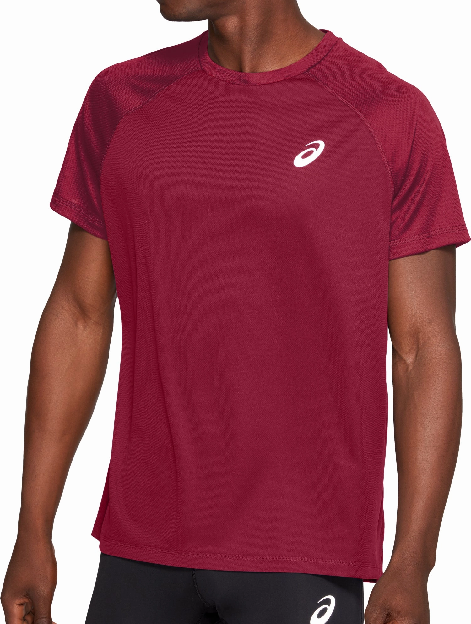 Relax Outfit Playful Vibes Asics Sport Short Sleeve Mens Running Top - Red