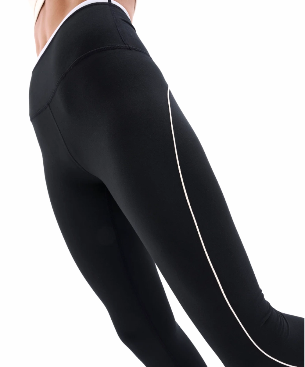 SmoothZipper StainlessZippers P.E Nation Tempo Legging (Black)