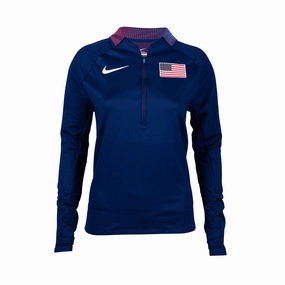 Nike Team USA Women's 1/2 Zip Top Easy Fit