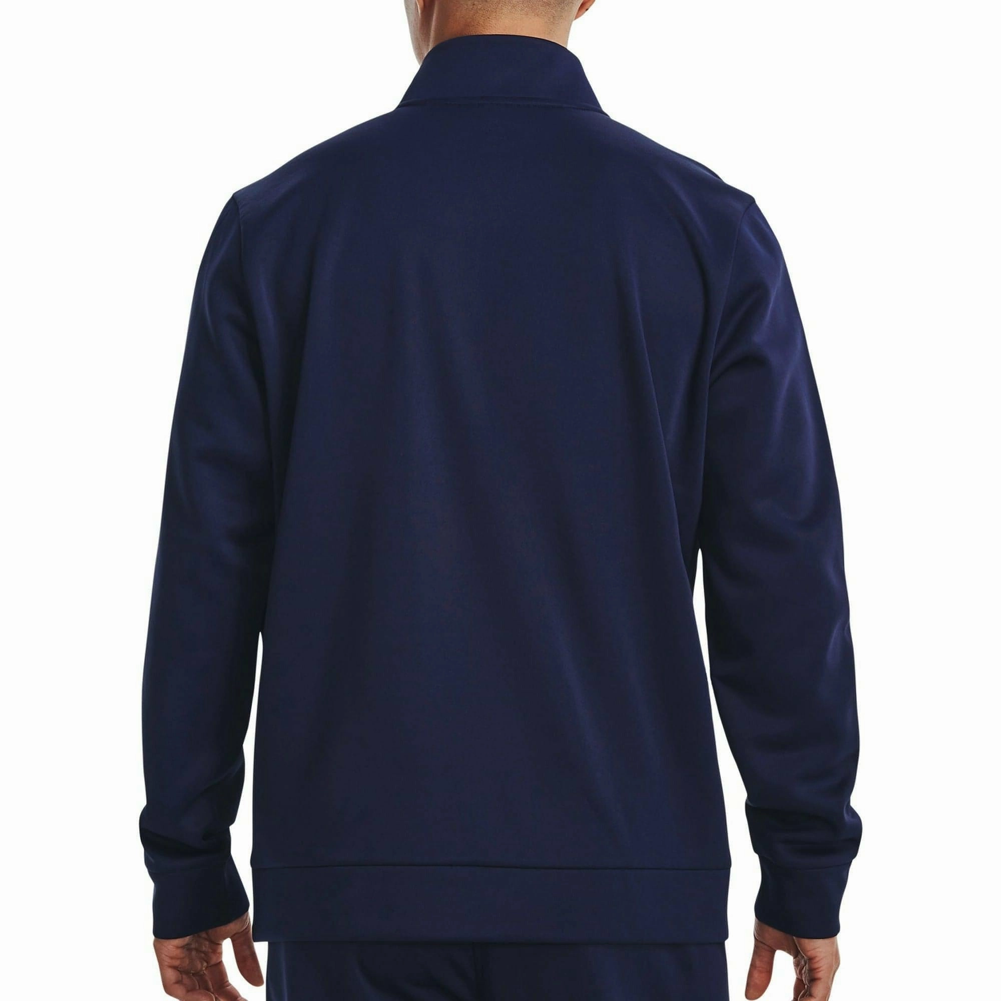 Under Armour Fleece Half Zip Long Sleeve Mens Training Top - Navy Green Soul Campus Vibe