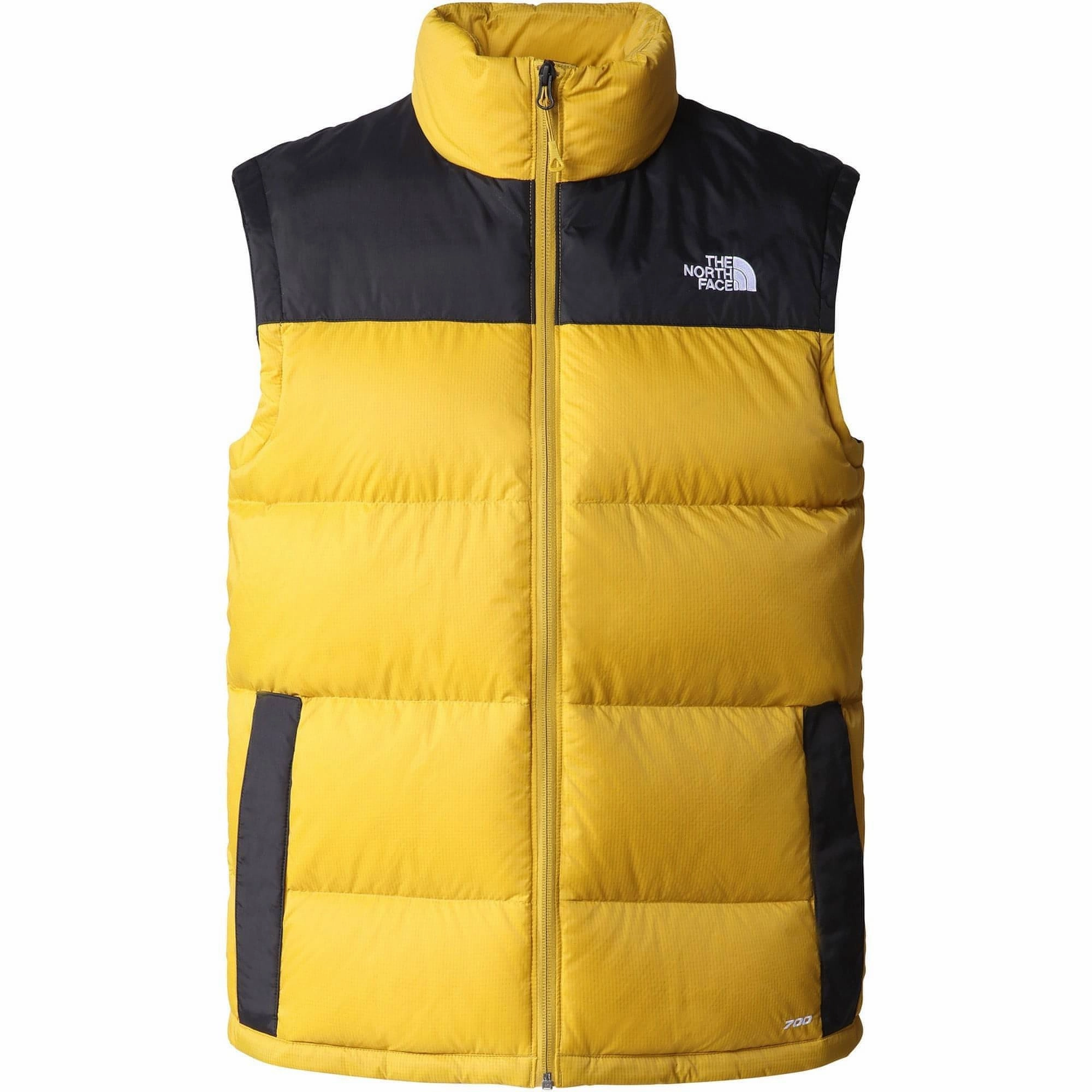 Quilted Stitching Pattern Quick Dry Technology The North Face Diablo Mens Down Gilet - Yellow