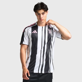adidas Juventus 25/26 Home Jersey White / Black AntiPilling Surface Laser Cut Edge Detailing