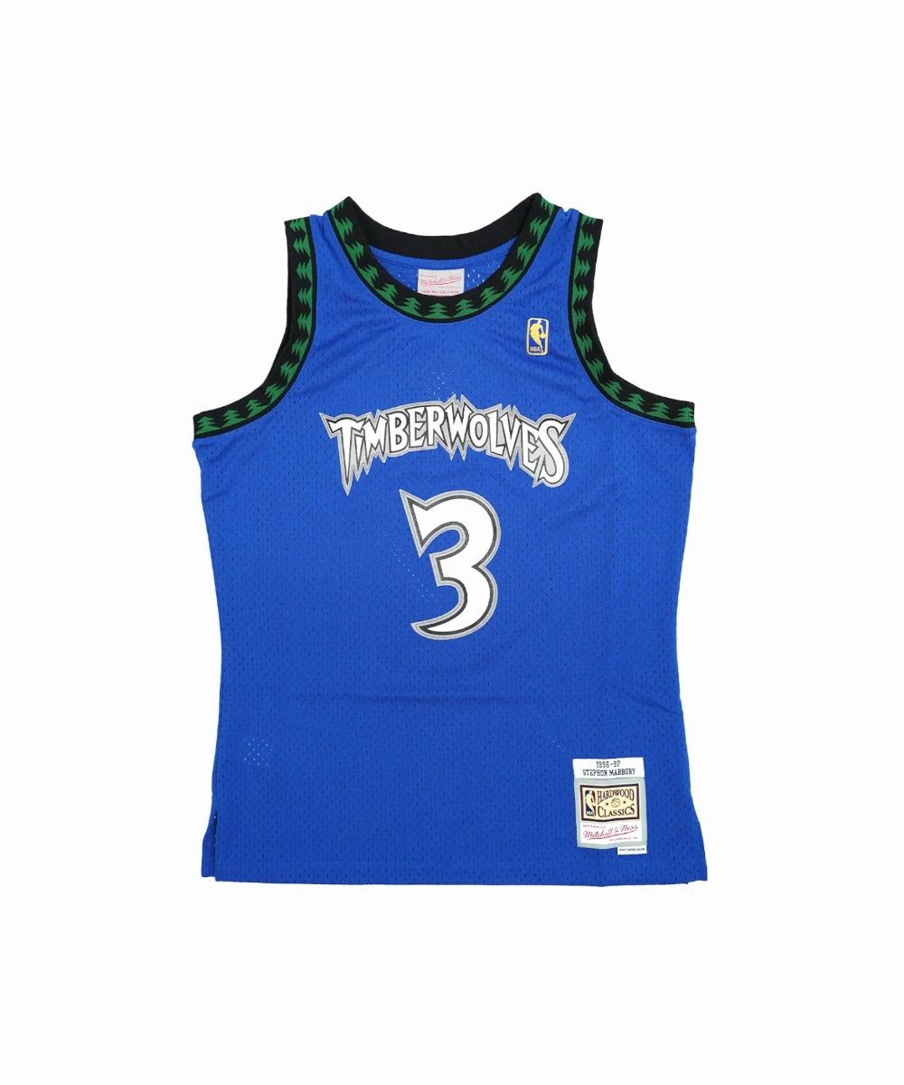 Minnesota Timberwolves Stephon Marbury 1996-97 Swingman Jersey Poise Fit