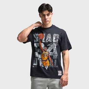 Waste - reducing Quick Pull Tab Mitchell & Ness O'Neal Mono Dunk T-Shirt / Black