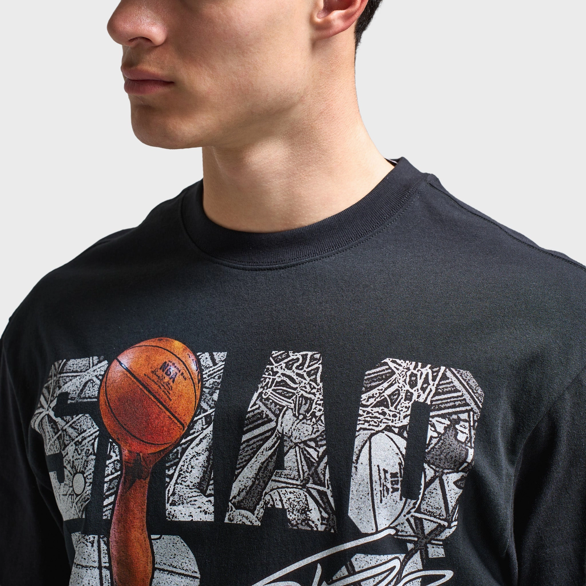 Mitchell & Ness O'Neal Mono Dunk T-Shirt / Black Air Force