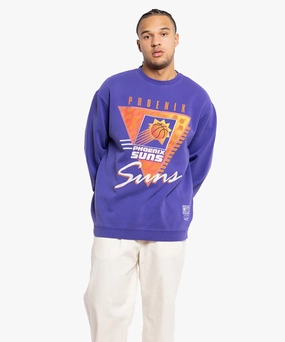 Mitchell & Ness Phoenix Suns Tri Logo Crew (Purple) NoSlipGrip Wonder Fit