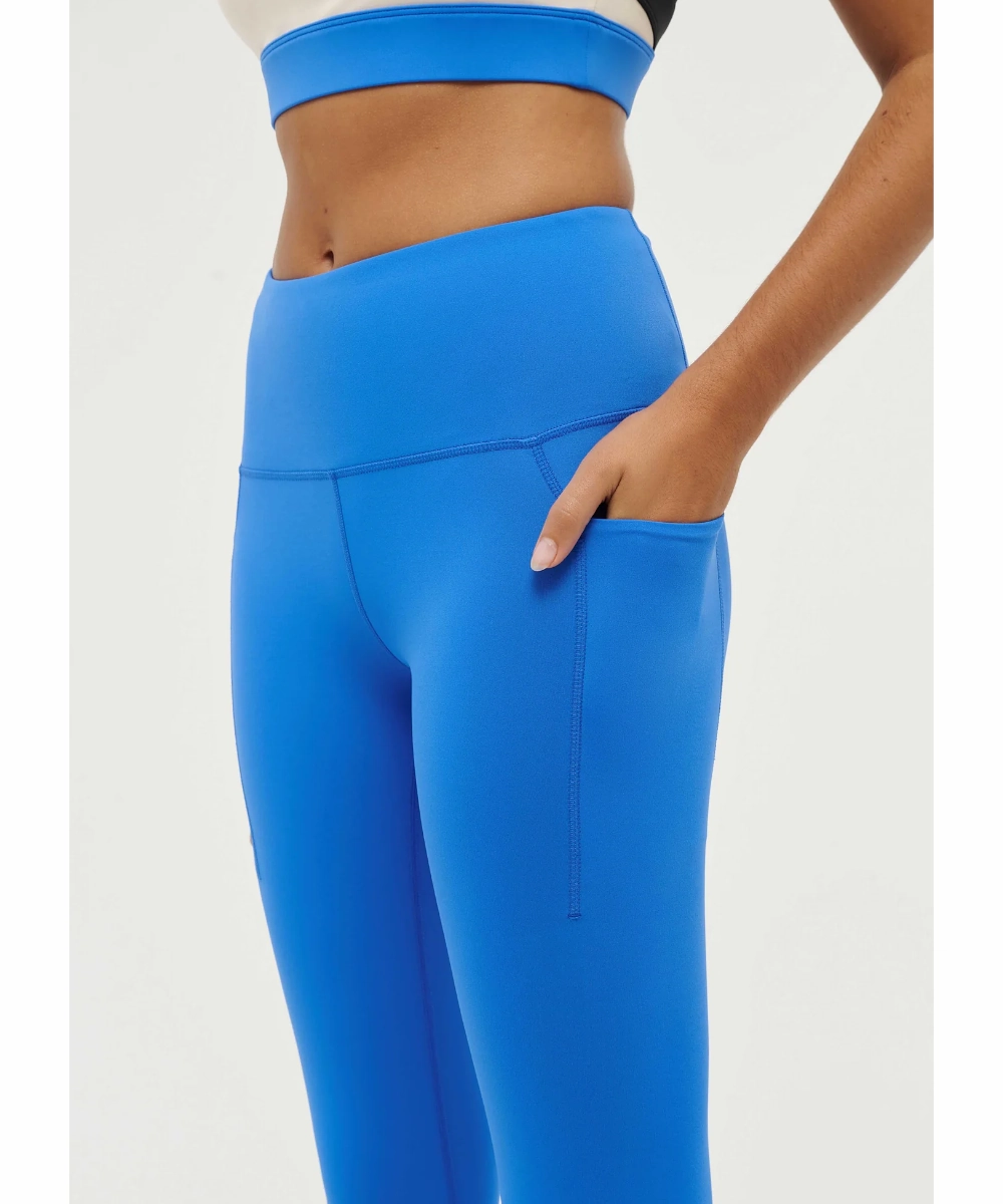 P.E Nation Recalibrate 7/8 Legging (Electric Blue) VentilatedKnit