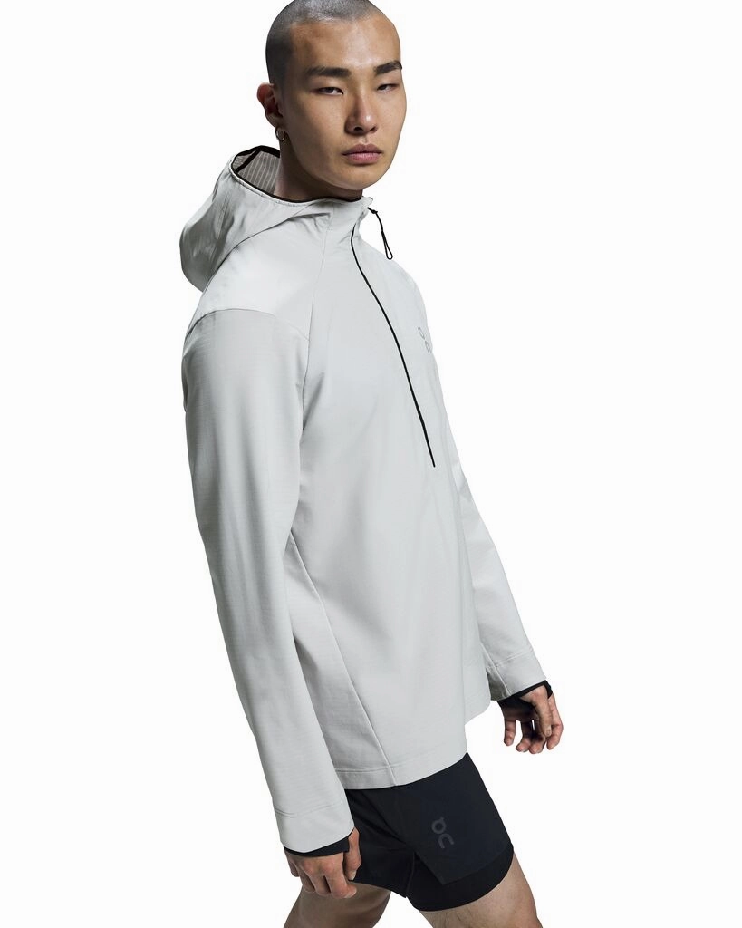 Group Mood DoubleLayeredEdging On Men's Pace Hoodie Glacier