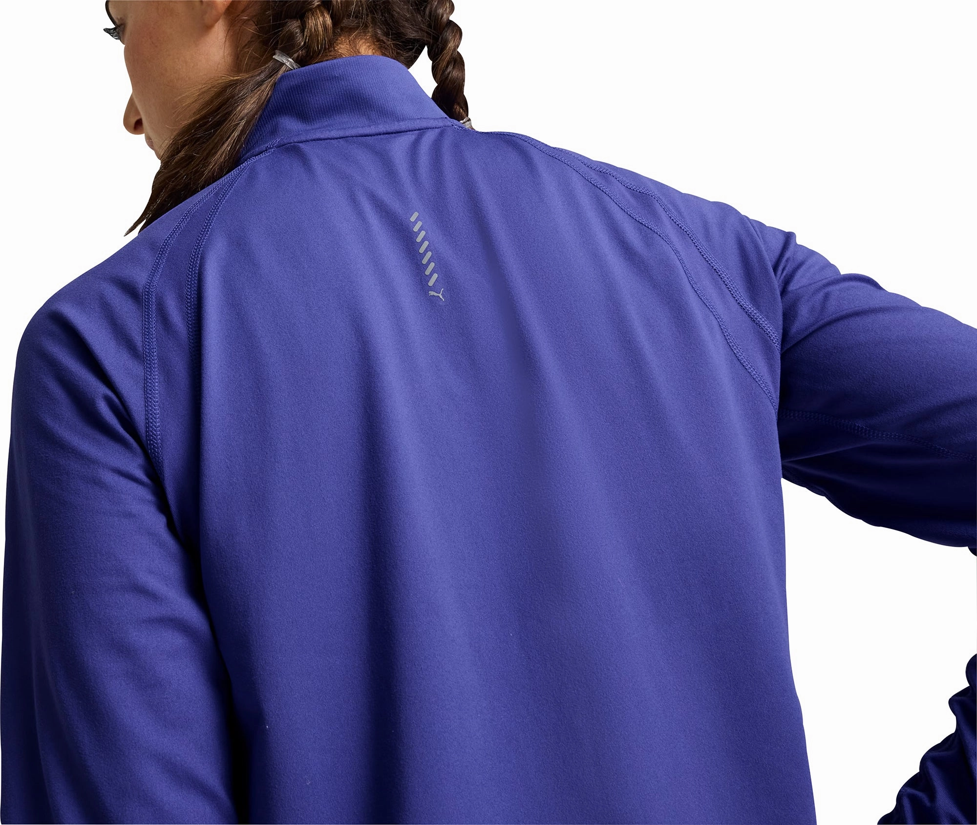 Puma Run CloudSpun Half Zip Long Sleeve Womens Running Top - Blue Birthday gift