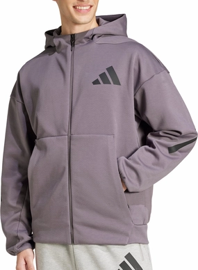 HypoallergenicTextile adidas Z.N.E Mens Training Track Jacket - Grey