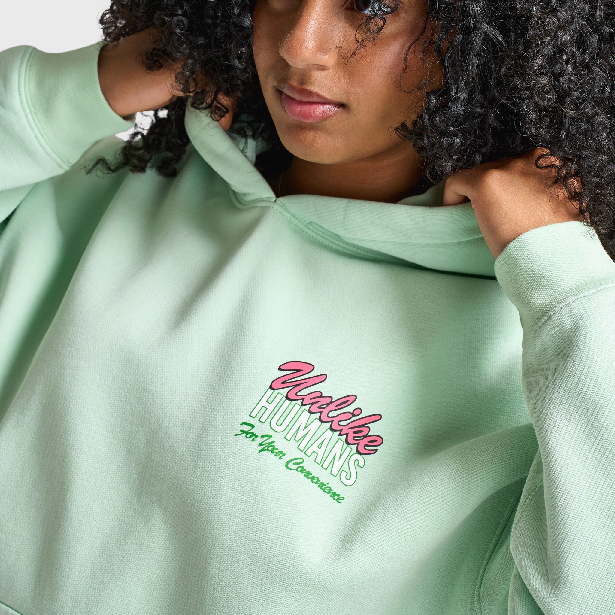 Unlike Humans Women's Lemons Pullover Hoodie / Spray Heat Reflective Tech Soft Touch Lining