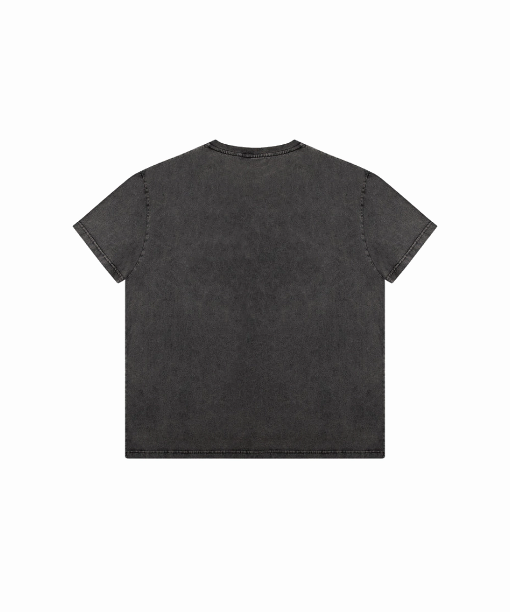 Tulle Soul WNDRR Accent Box Fit Tee (Washed Black)