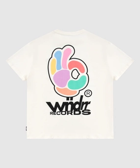 WNDRR Benny Box Fit Tee (Off White) AntiSnagTechnology Silver Glow