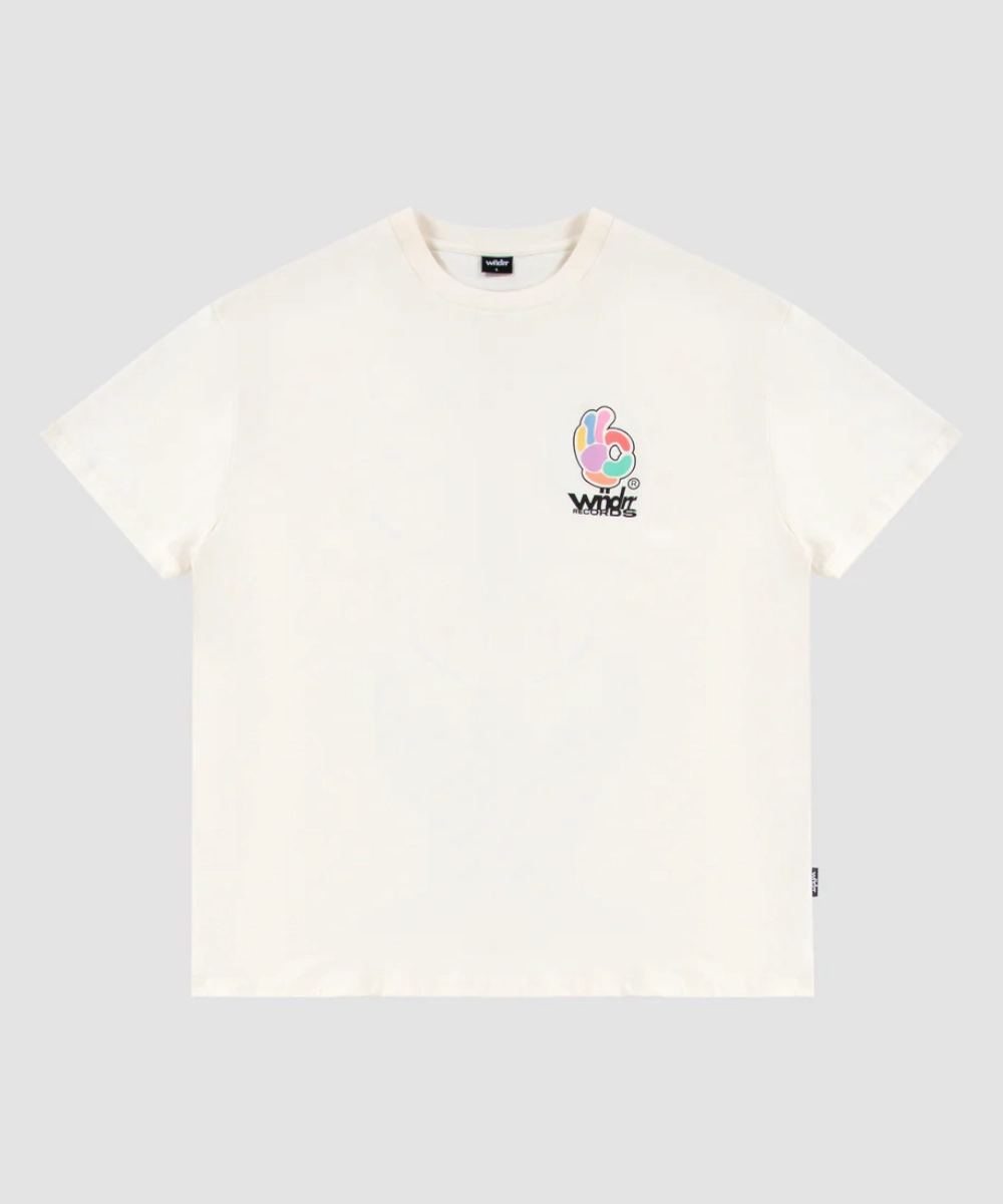 Airtight Zipper WNDRR Benny Box Fit Tee (Off White)