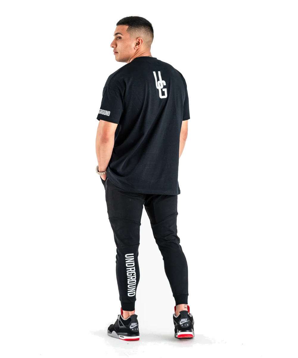 UNDRGROUND Box Fit UG Tee (Black) Sky Mood