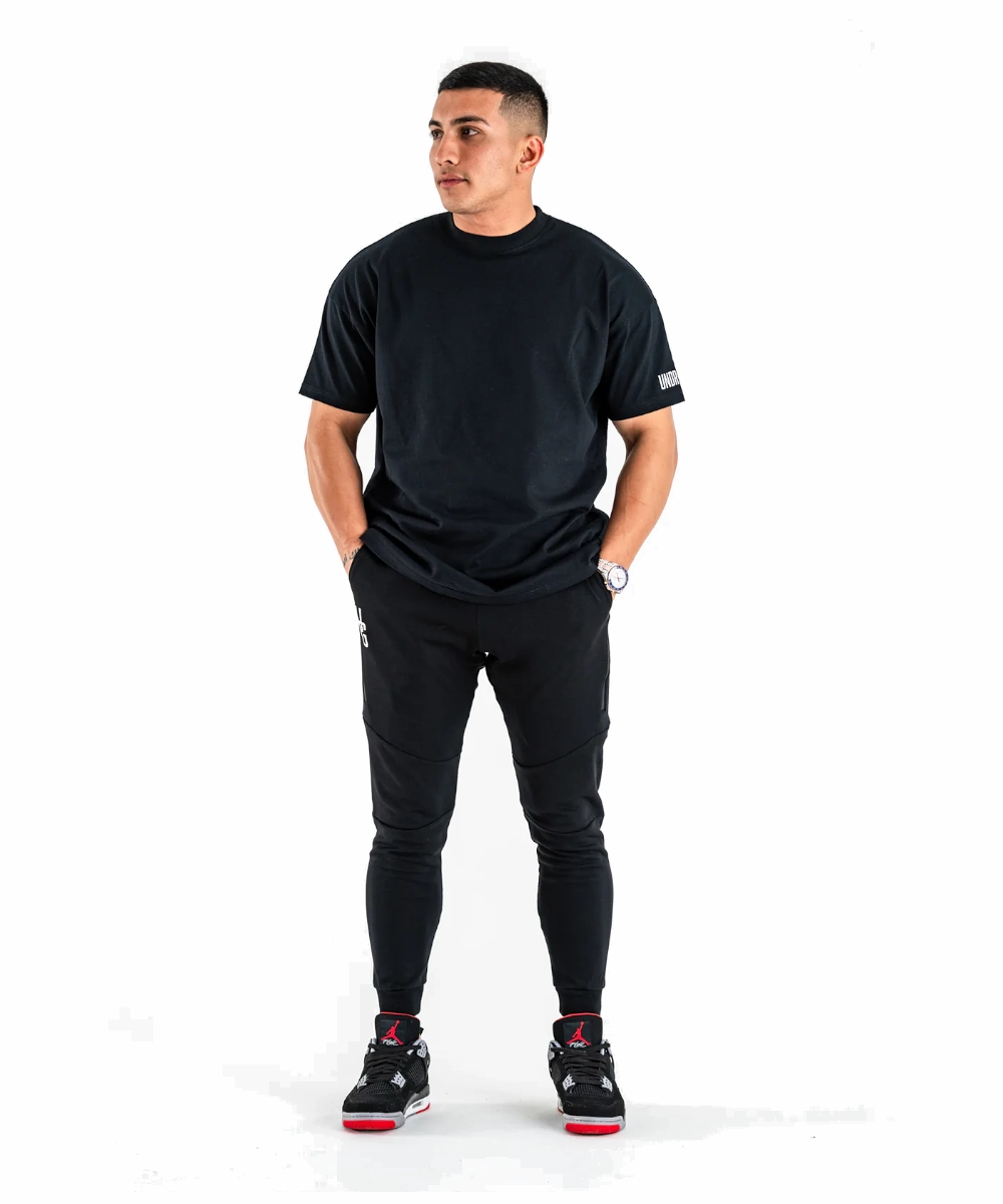 UNDRGROUND Box Fit UG Tee (Black) QuickDryTech Durable Construction