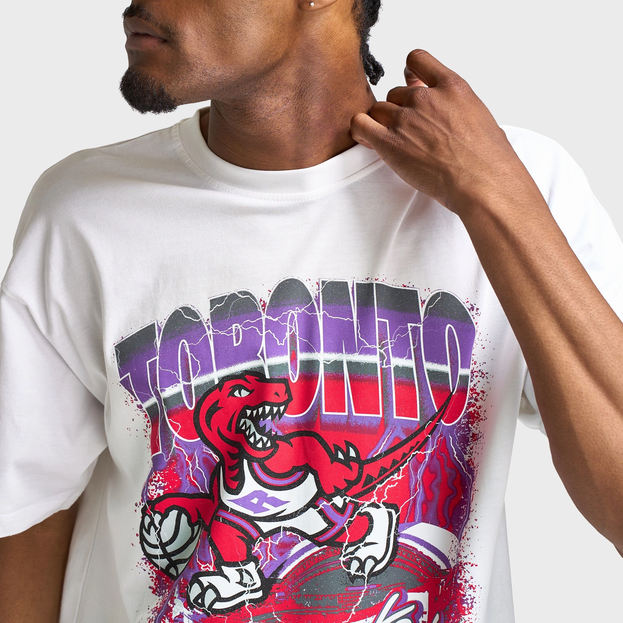 Mitchell & Ness Toronto Raptors Three Decades Tee Easy Care Washing Cycle