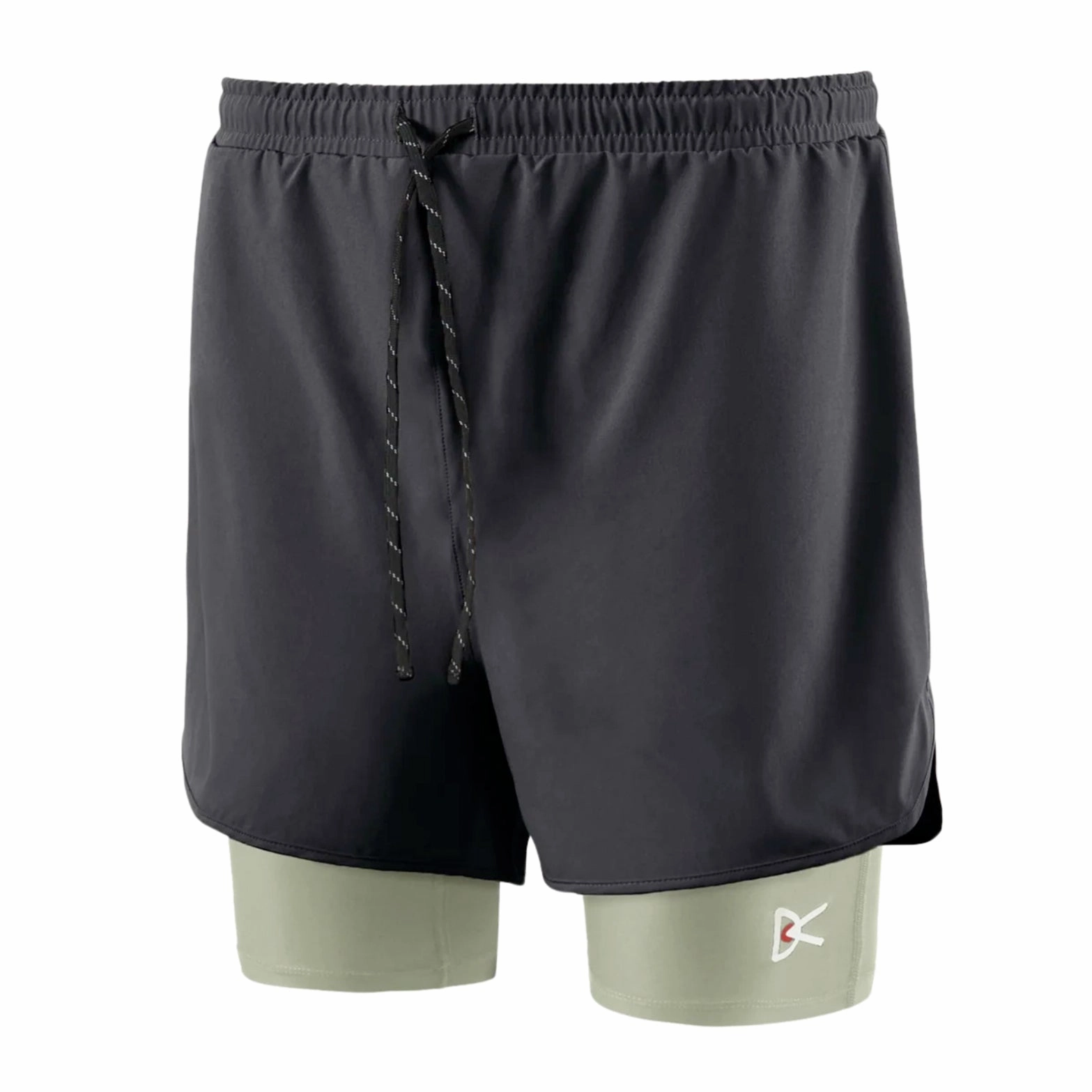 All Day Men's Layered Pocketed Trail Shorts Black / Ash