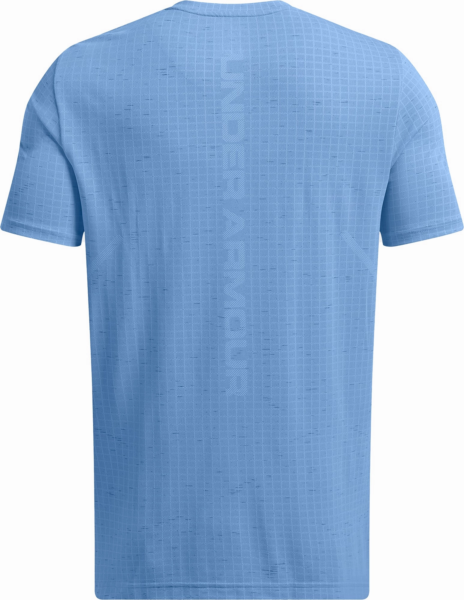 Under Armour Seamless Grid Short Sleeve Mens Training Top - Blue Polish Tone